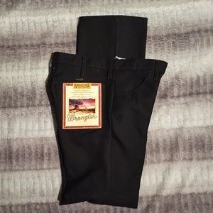 NWT Wrangler 82BK 29x32 Black Boot Cut Jeans